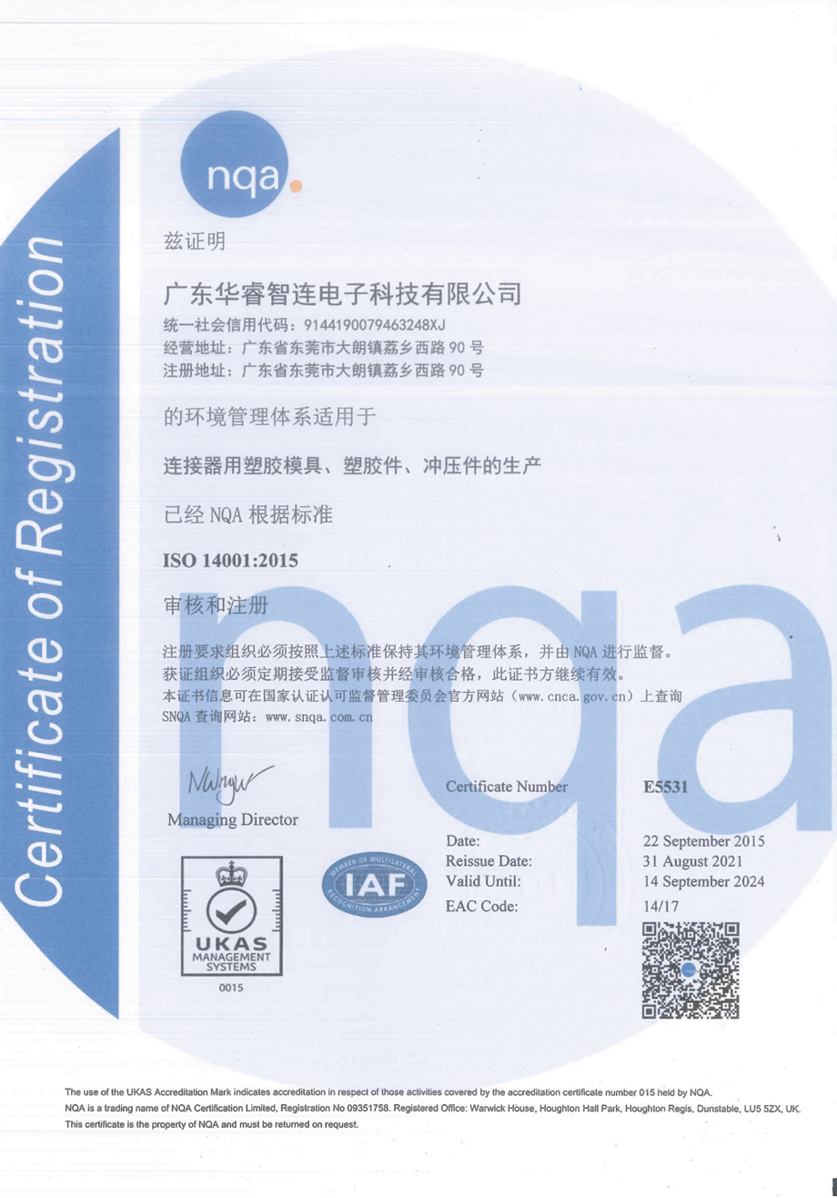 ISO 14001：2015